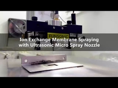 バルーンカテーテル噴霧のための特殊な集中超音波高周波ノズル